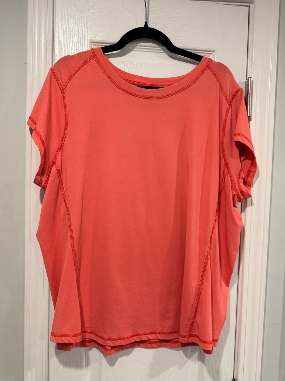 L.L.Bean Size 2X Coral Performance Active T-Shirt Short Sleeve Stretch Outdoor